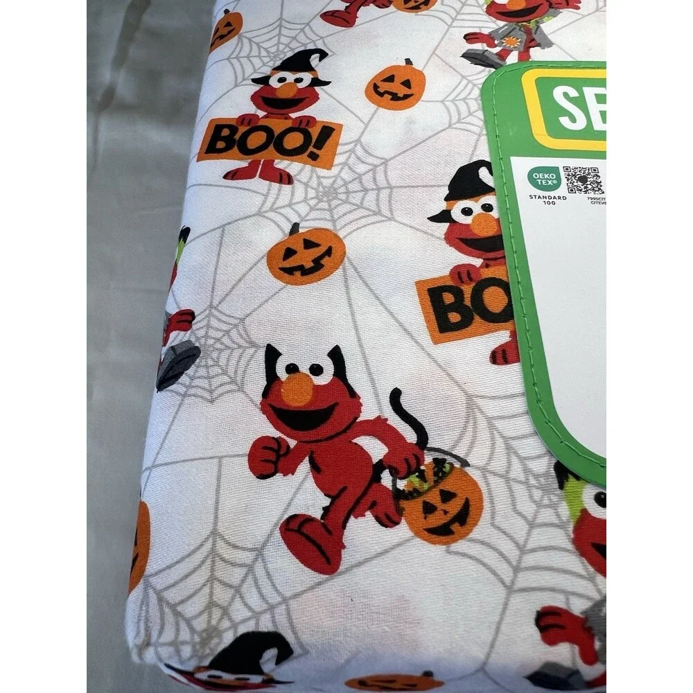 SESAME STREET ELMO HALLOWEEN TWIN SIZE SHEET SET TRICK OR TREAT NEW 2024